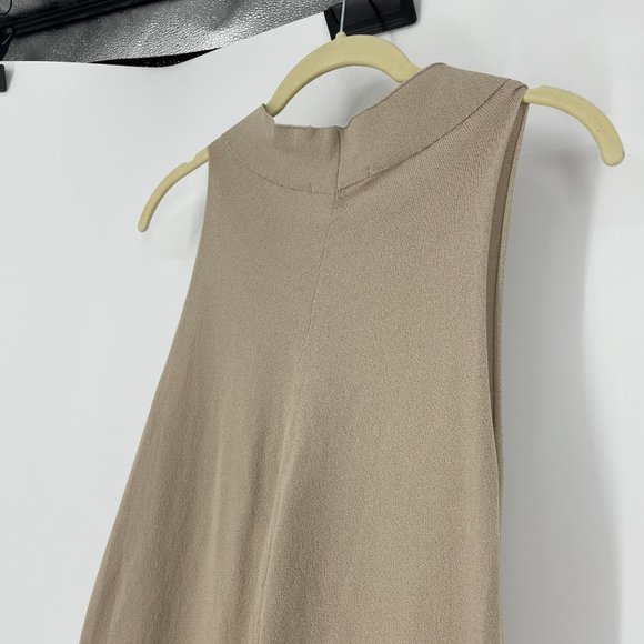 Sarah Pacini Creme bodycon high neck mini dress - Picture 10 of 16